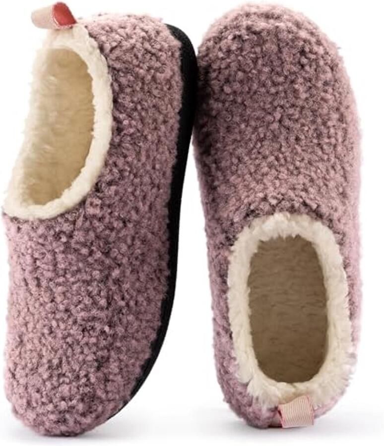 Dames Nomade Slippers van Synthetisch Sherpa Fleece