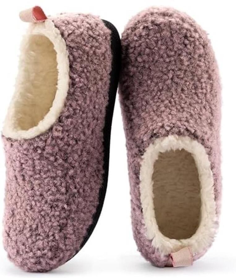 Veganistische Dames Slippers met Traagschuim en Antislip Onderkant