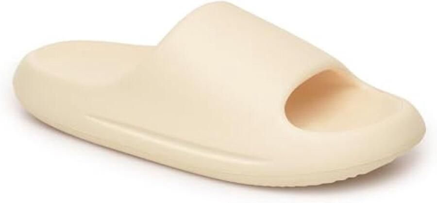 Dames Open Teen Slippers met Dikke Zool Zachte en Comfortabele Douche Sliders