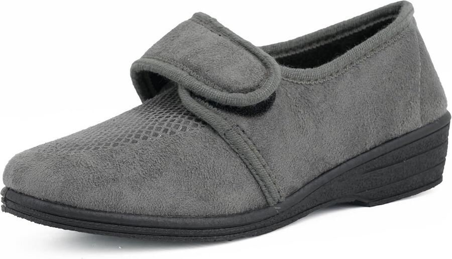 Dames Orthopedische Slippers met Zachte Sleehak en Verstelbare Sluiting