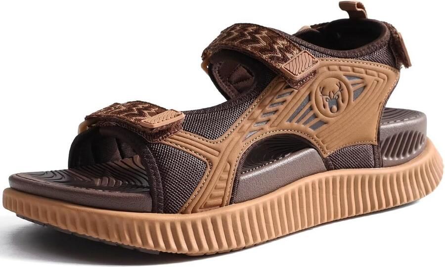 Dames Orthopedische Wandelsandalen met Dikke Zool voor Comfort en Voetondersteuning