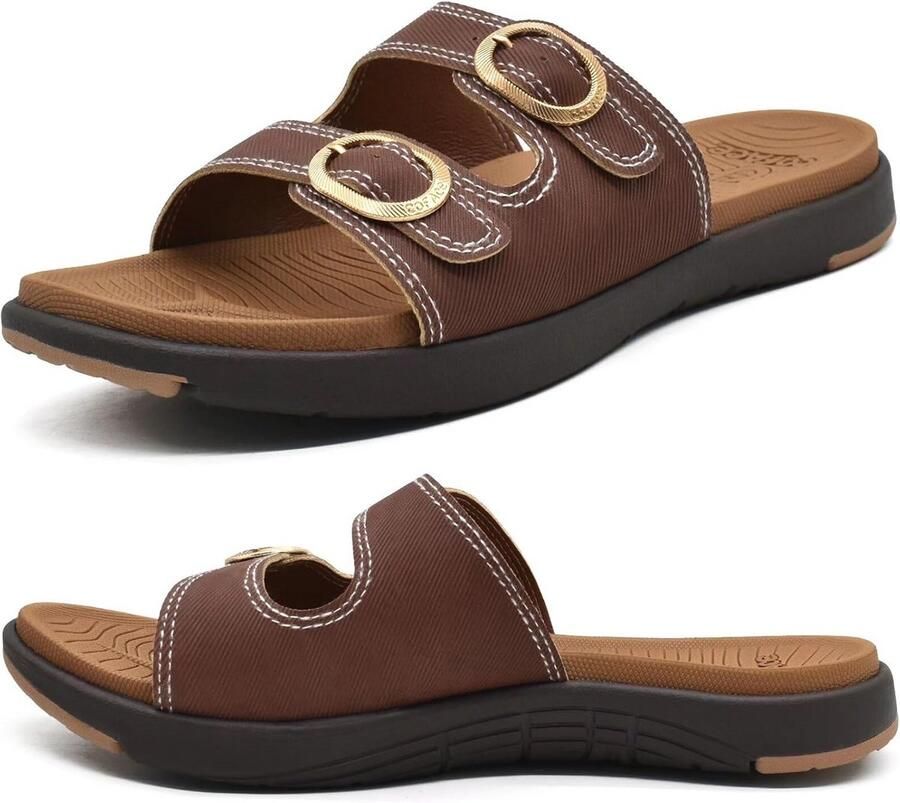 Orthopedische Dames Slippers Atletisch Comfortabele Steunzool Sandalen met Boogondersteuning