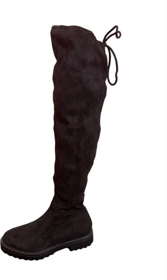 Dames overknee laarzen Zwart- Dames laarzen Zwart Dames laarzen overknee laarzen
