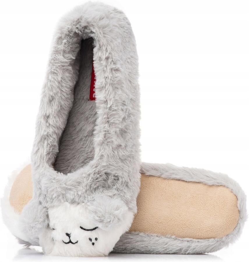 Dames pantoffels ballerina dierenprint