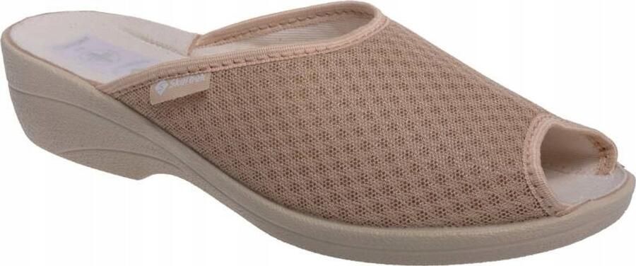 Dames Pantoffels Beige Zacht & Comfortabel