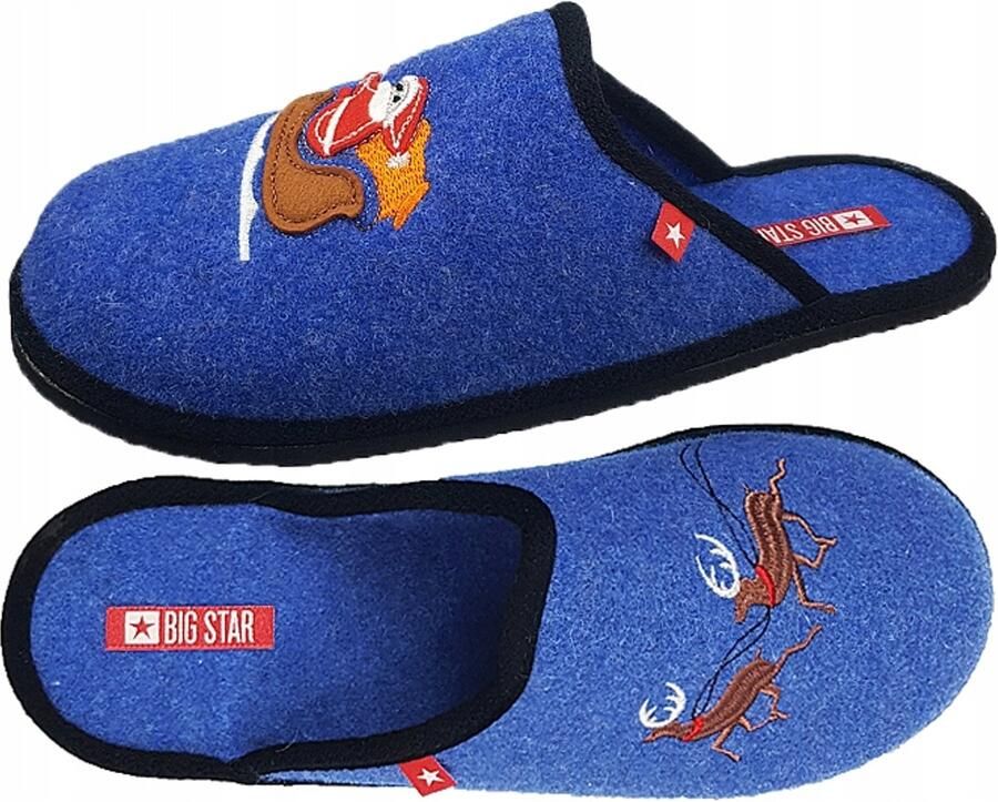 Dames Pantoffels Blauw Comfortabel & Warm
