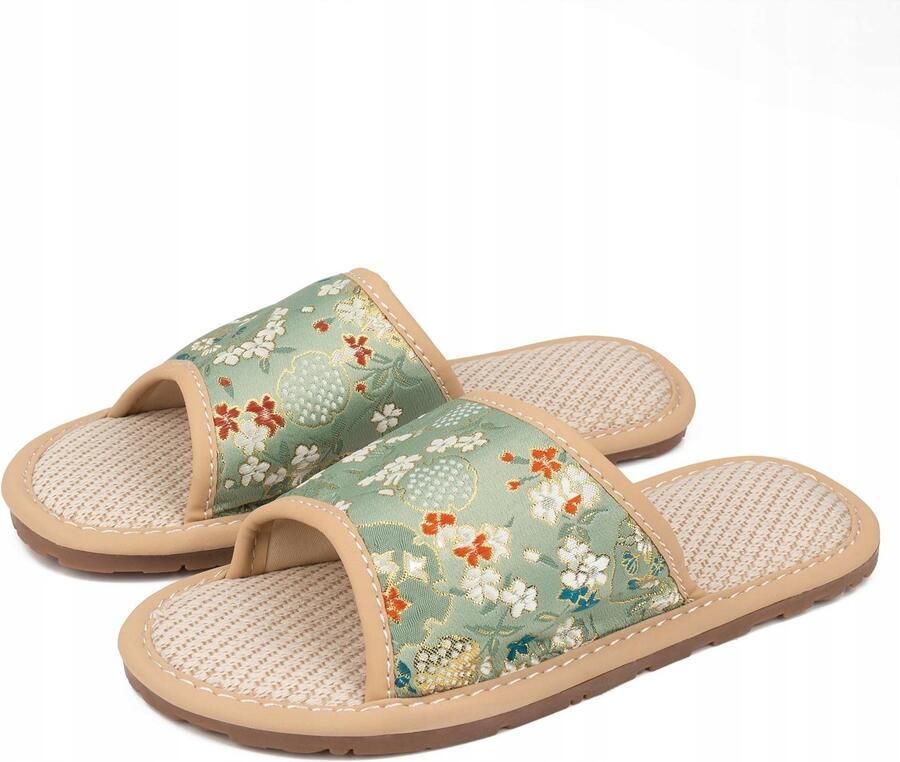 Dames Pantoffels Bloemen Lichtgewicht Comfortabel Folk