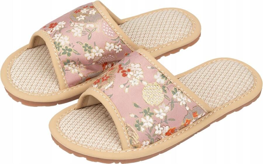 Dames Pantoffels Bloemen Lichtgewicht Zacht Folk