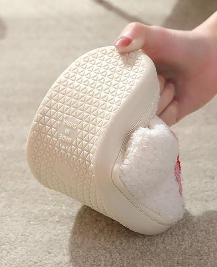 Dames Pantoffels 'Cartoon' Pluche Binnenshuis Geheugen Schuim Zool Antislip Zool