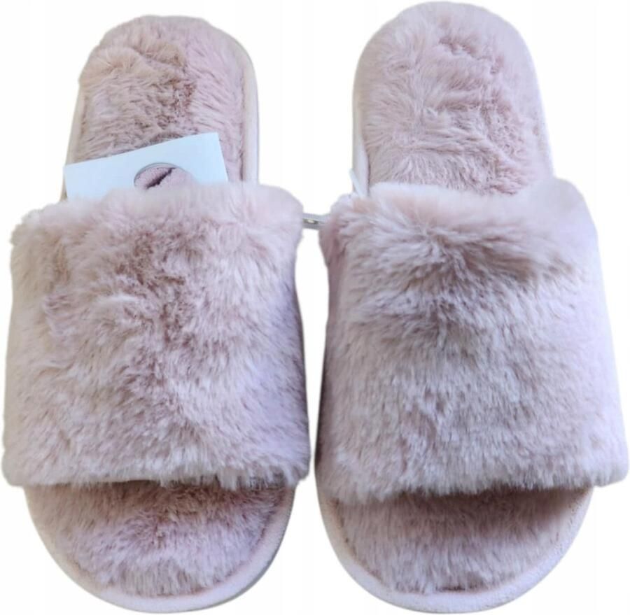 Dames Pantoffels Cleve Roze Met Warme Voering