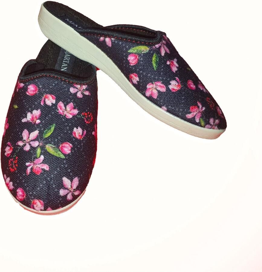 Dames Pantoffels Comfortabel PU Zool Bloemendessin