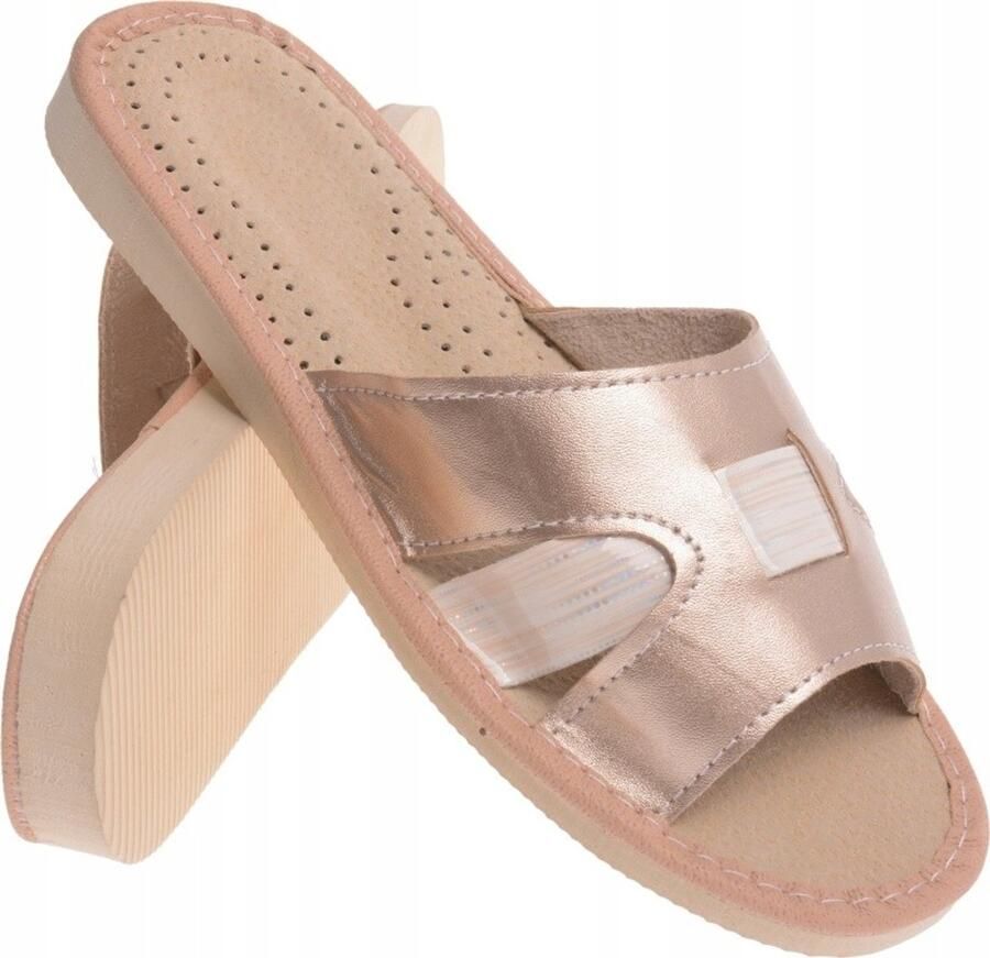 Dames Pantoffels Goud Profiel & Comfort
