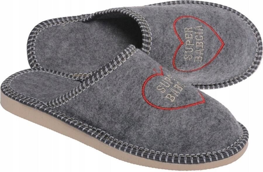 Dames Pantoffels Grijs Comfortabel & Warm