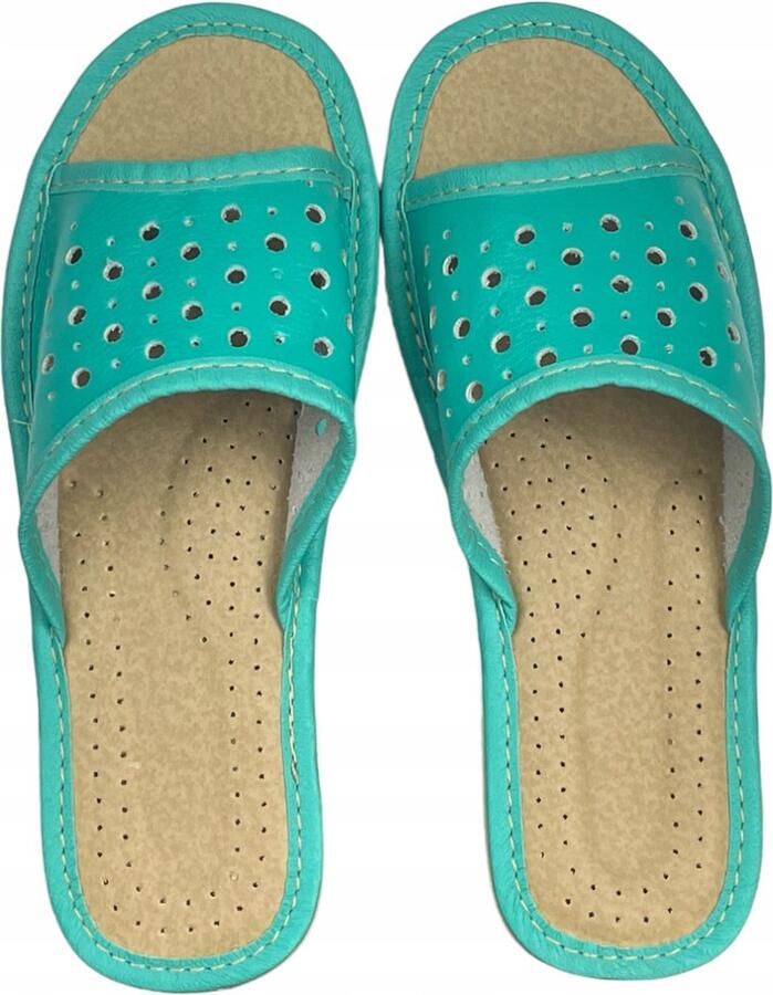 Dames Pantoffels Groen Comfortabele Huisschoenen