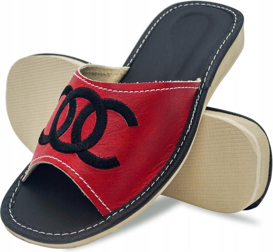 Dames Pantoffels Leer Antislip & Comfortabel