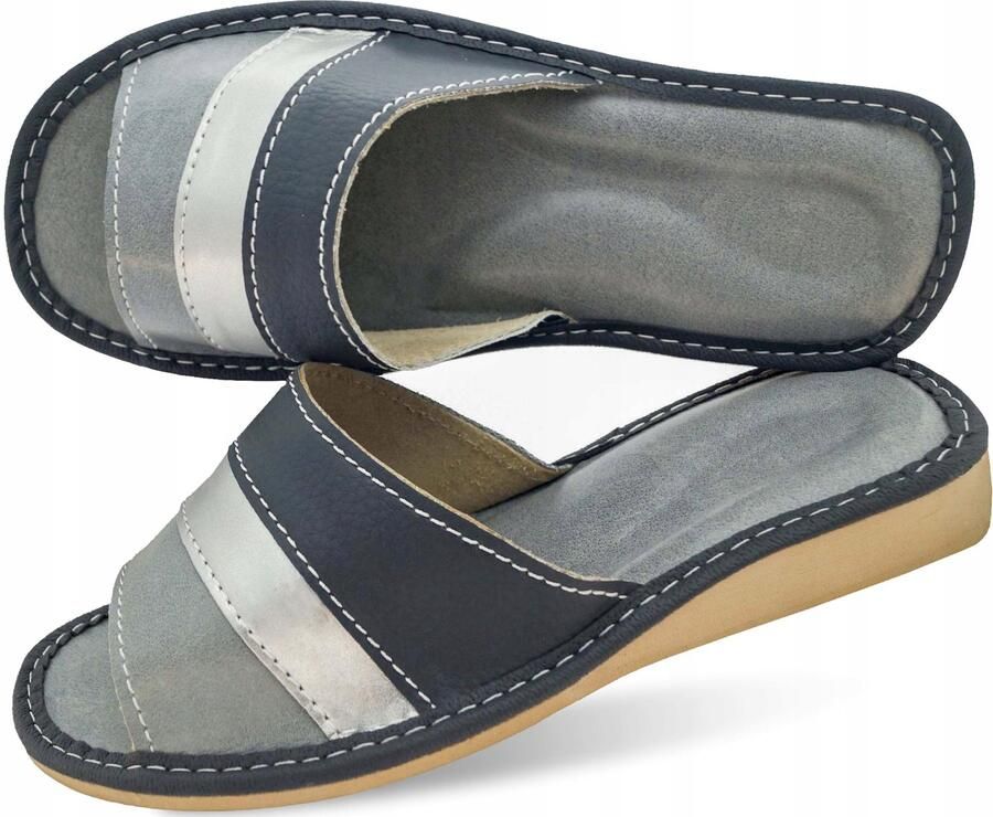 Dames Pantoffels Leer 'Góralskie' Comfort & Stijl