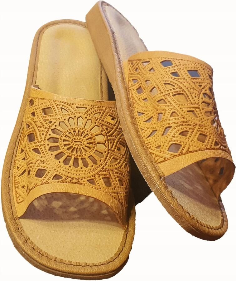 Dames Pantoffels Leer Comfortabel Licht & Zacht