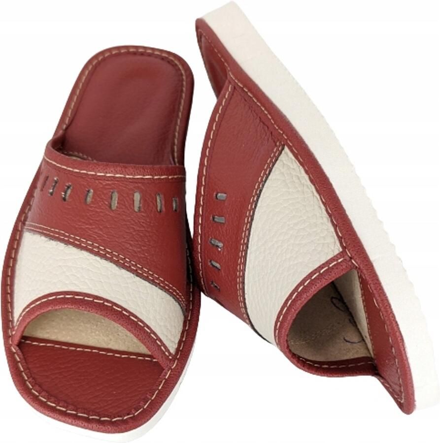 Dames Pantoffels Leer Natuurlijk 36 Comfortabele Huis Schoenen