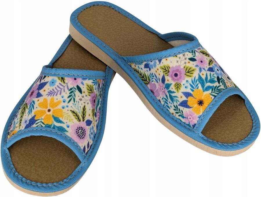 Dames Pantoffels Materiaal Bloemen Print