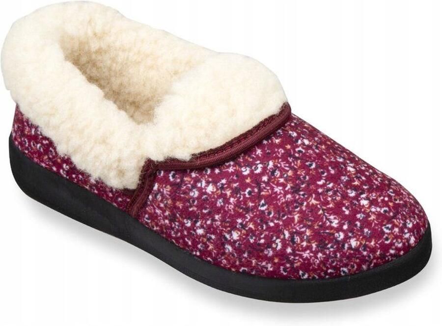 Dames Pantoffels met Bloemenprint Comfortabel & Warm met PU Zool