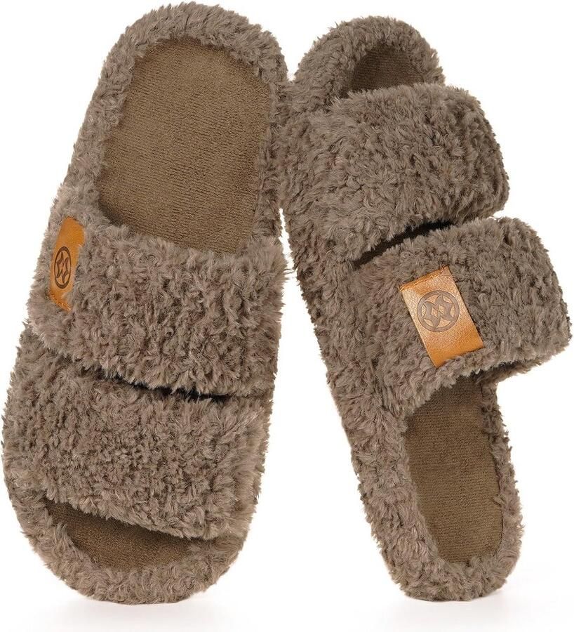 Dames Pantoffels Met Memory Foam Zachte Lichte Instappers met Antislipzool