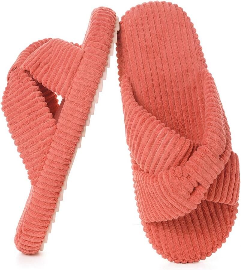 Dames Pantoffels met Traagschuim en Antislipzool Comfortabele Huis Slippers