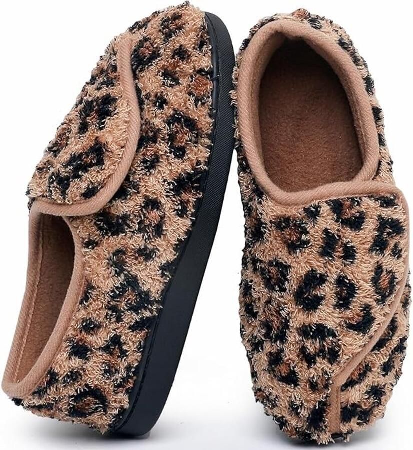 Dames pantoffels met traagschuim verstelbare wreef en gesloten teen