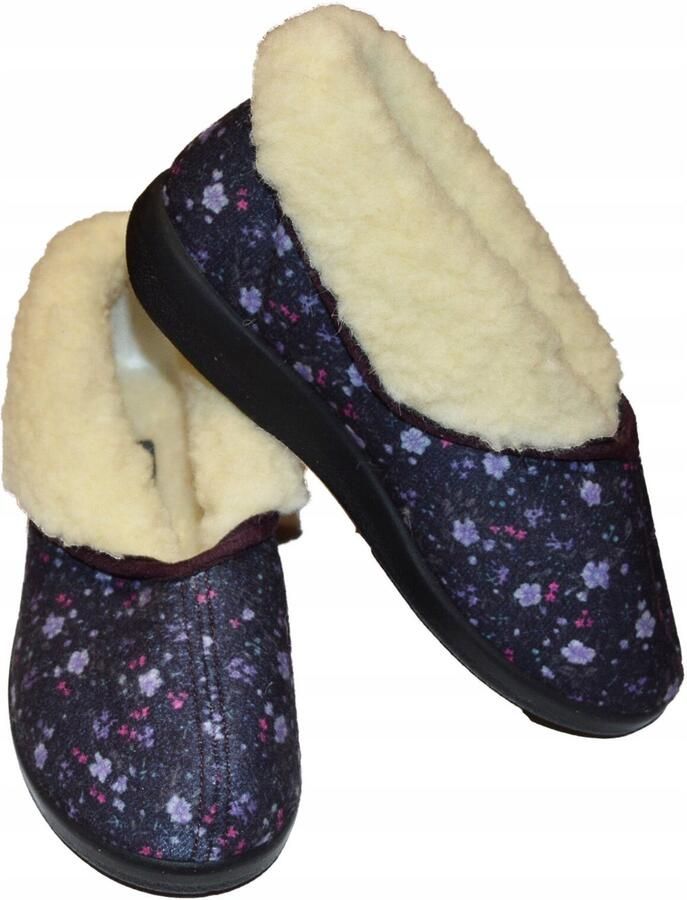 Dames pantoffels met wol comfortabel en warm
