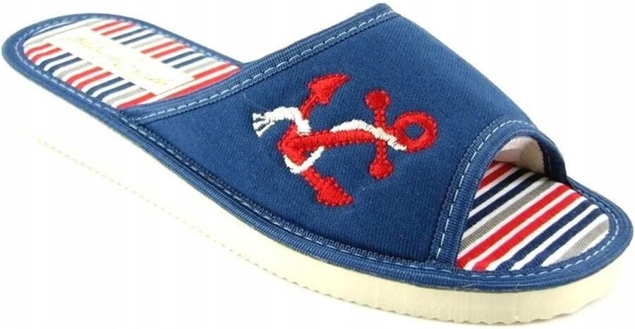 Dames Pantoffels Meteor Marine Anker Blauw