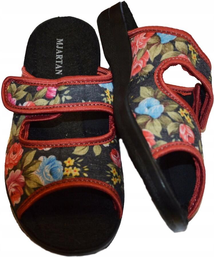 Dames pantoffels ORTO lichtgewicht comfortabel met klittenband