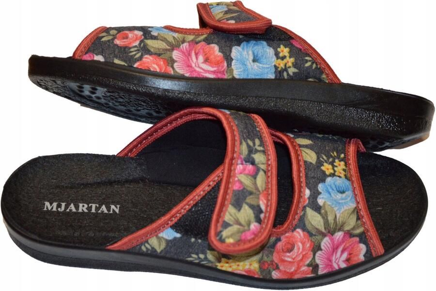 Dames pantoffels ORTO lichtgewicht comfortabel met klittenband