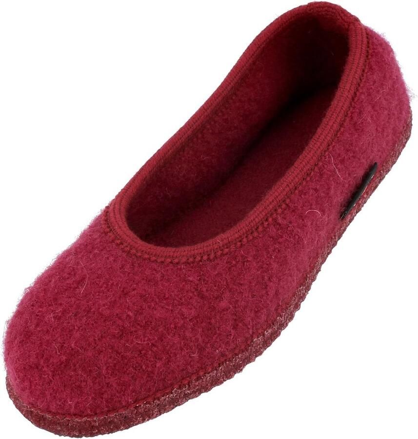 Dames Pantoffels Platte Zool Warme Walkstof Slipper