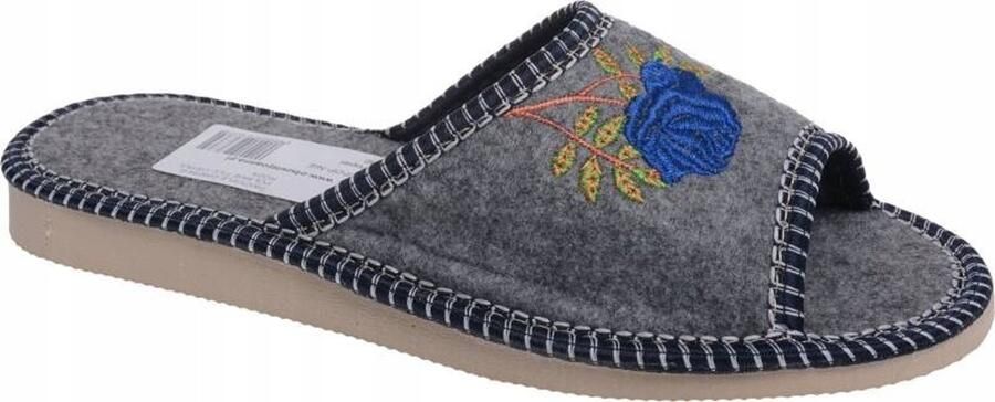 Dames Pantoffels Roze Grijs Vilt Warm Comfortabel & Nederlands