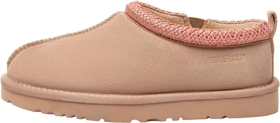 Dames Pantoffels Roze Suède Comfortabele Instappers