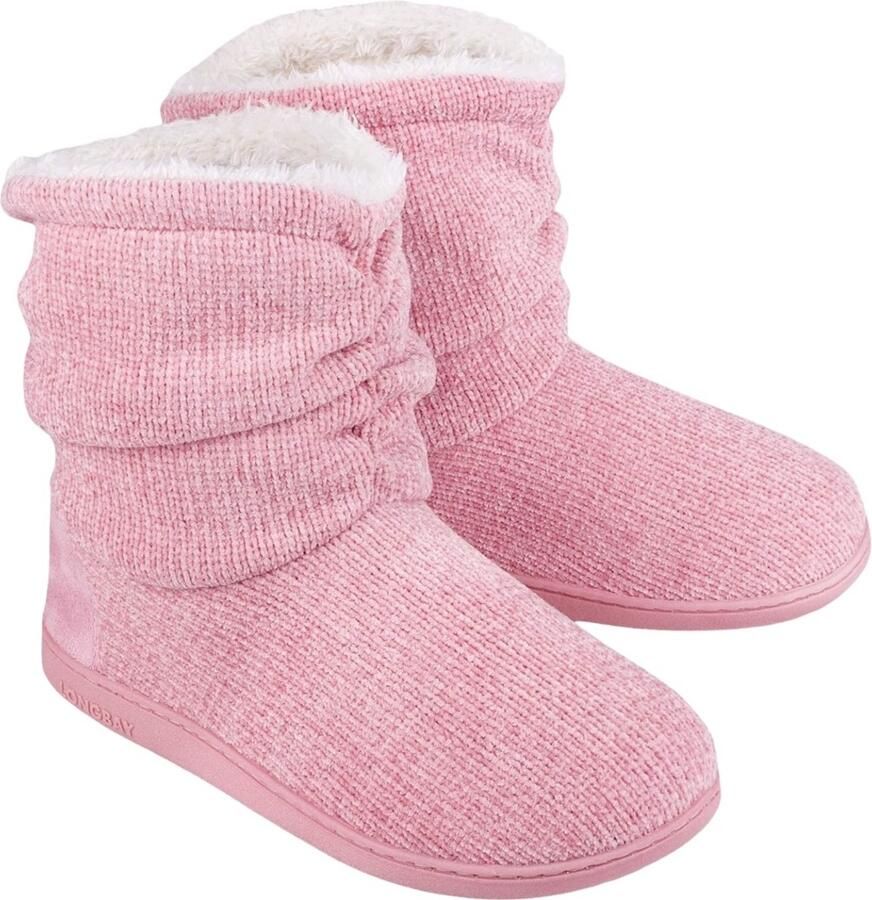 Dames Pantoffels Roze Warm & Comfortabel