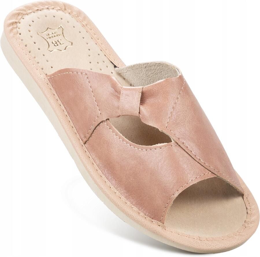 Dames pantoffels van echt leer Comfortabel en stijlvol