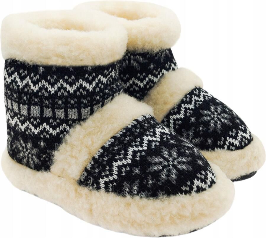 Dames Pantoffels van Natuurlijke Wol Warm & Comfortabel