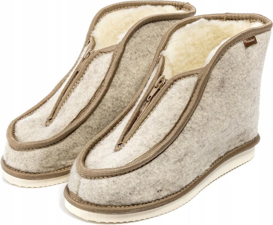 Dames Pantoffels van Natuurlijke Wol Warm en Comfortabel