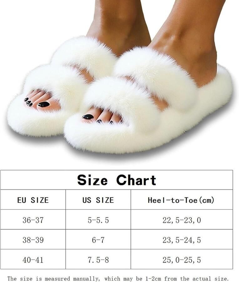 Dames Pantoffels van Pluche Antislip en Warme Winterpantoffels met Comfortabele Wollen Voering