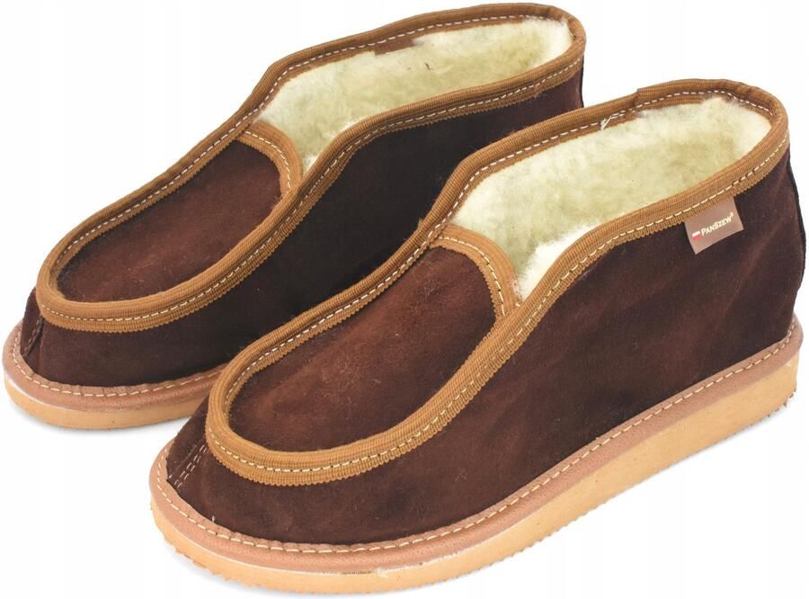 PanSzew Dames Pantoffels van Suède: Warme Comfortabele en Stijlvolle Huisschoenen