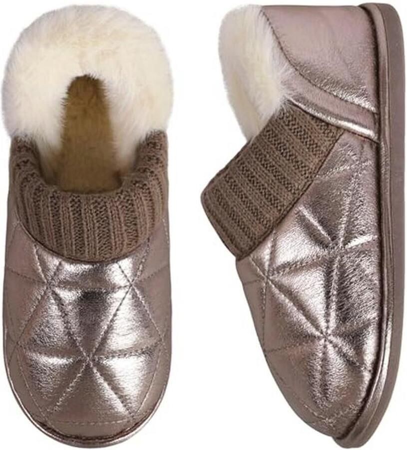 Dames Pantoffels van Traagschuim Comfortabele en Donzige Instappers voor Binnen en Buiten