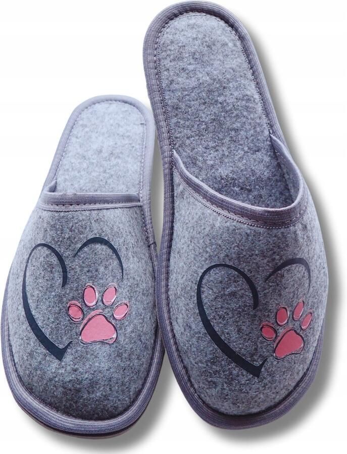 Dames Pantoffels van Vilt Comfortabel & Antislip