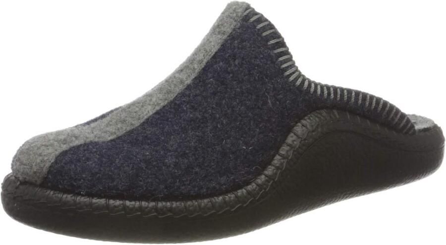 Dames Pantoffels van Vilt met Flexibele PU-Zool