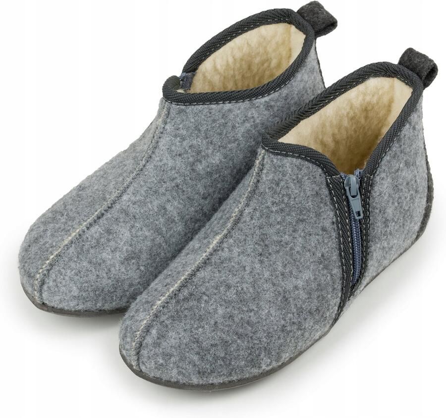 Dames pantoffels van wol en vilt warm en comfortabel