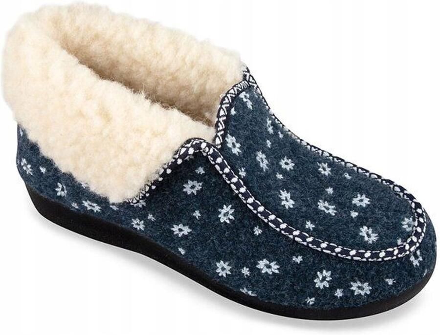 Dames Pantoffels van Wol Warm & Comfortabel met PU Zool