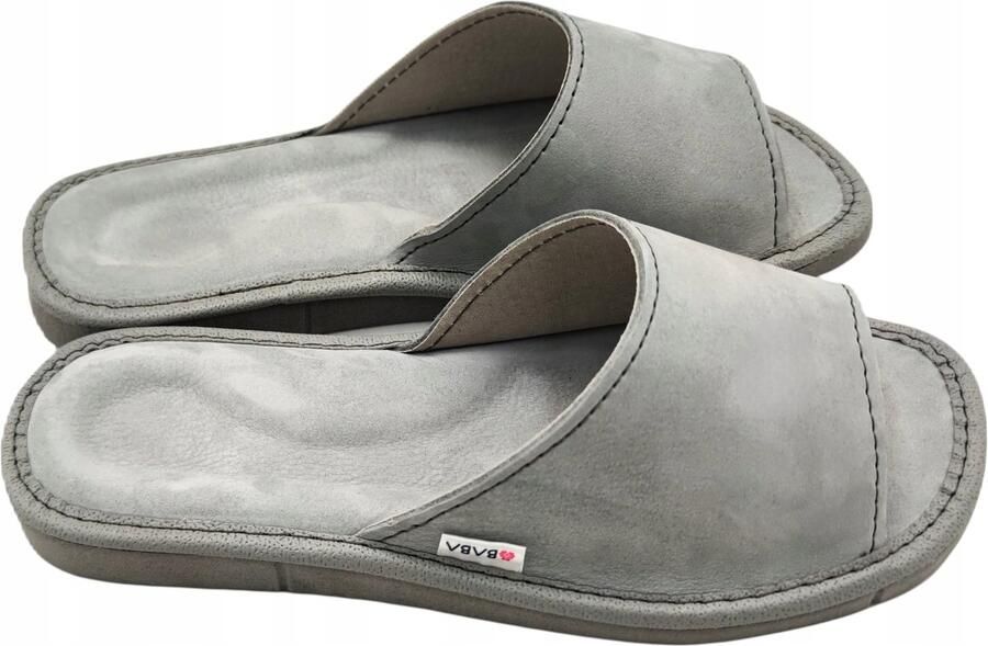 Dames pantoffels van zacht soepel leer comfortabele instappers