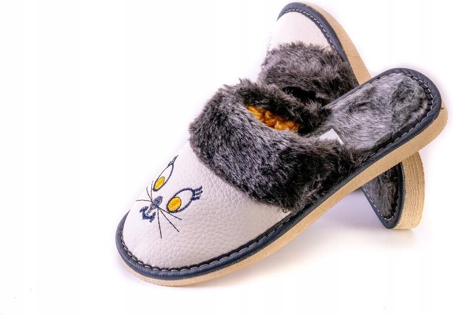 Dames pantoffels warme wollen voering antislip EVA zool