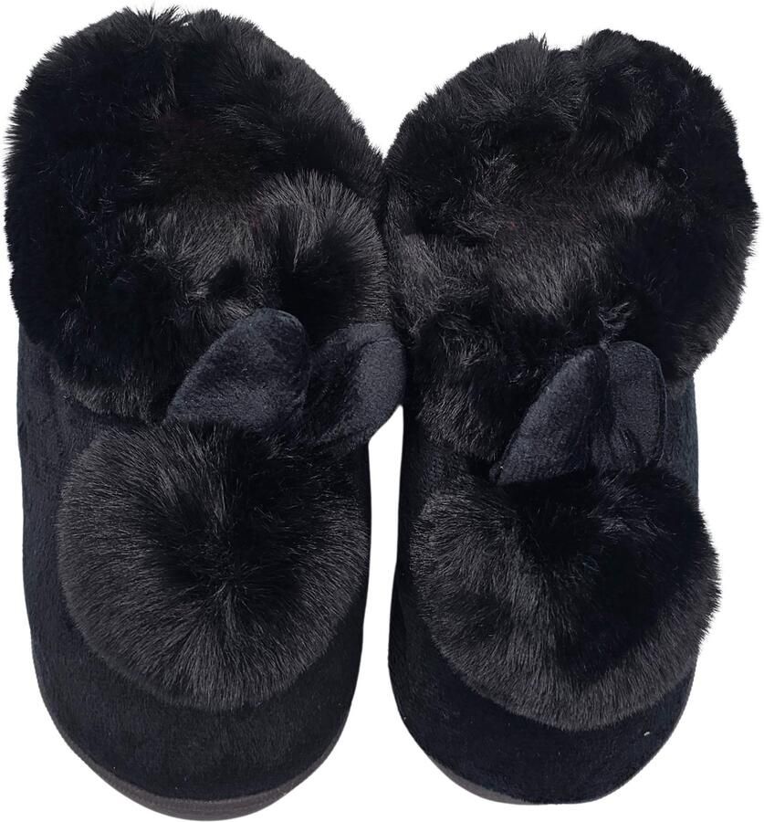 Dames Pantoffels Winter met Pompon