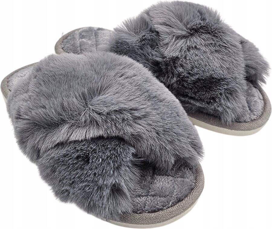 Dames Pantoffels Winter Warm Gevoerd Antislip
