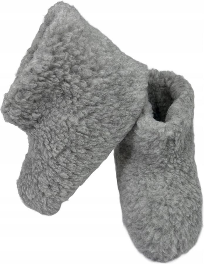 Dames Pantoffels Wol & Leer Warm & Comfortabel